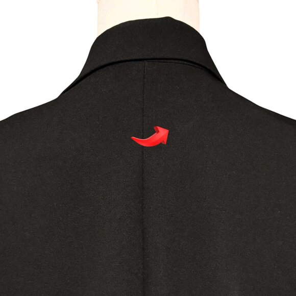 Karl Lagerfeld Paris Embellished Rose Motif Holiday Blazer • NWT $219 • Size 10 - Picture 10 of 15